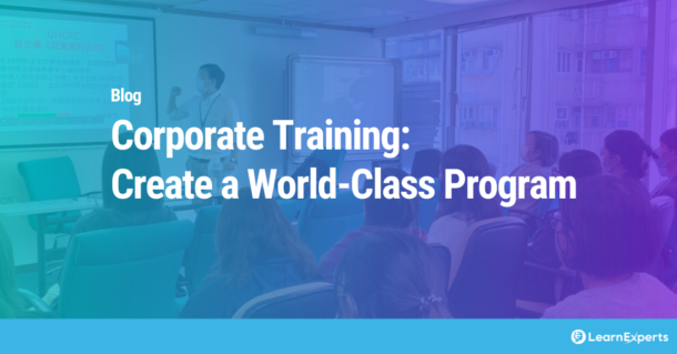 Corporate training blog header